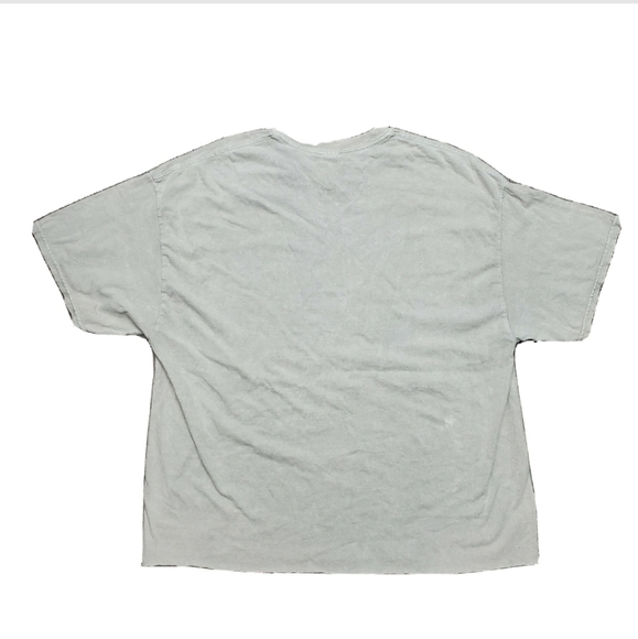 NEW True Vintage Weekend Graphic Raw Hem Top - Picture 2 of 3